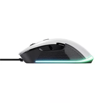 TRUST gaming miš GXT 922W YBAR Eco Gaming Mouse, optički, USB, bijeli