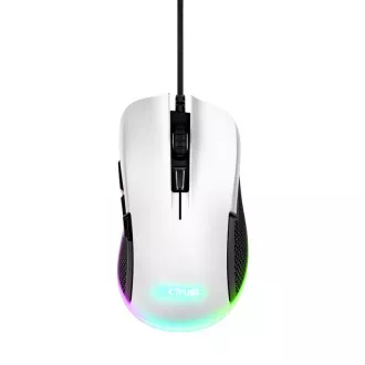 TRUST gaming miš GXT 922W YBAR Eco Gaming Mouse, optički, USB, bijeli
