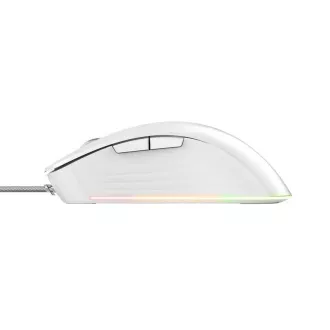 TRUST gaming miš GXT 924W YBAR+ Gaming Mouse, optički, USB, bijeli