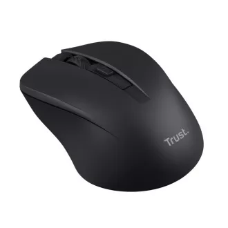 TRUST miš Mydo tihi bežični miš, optički, USB, crni