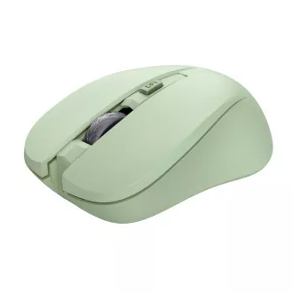 TRUST miš Mydo tihi bežični miš, optički, USB, zeleni