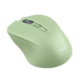 TRUST miš Mydo tihi bežični miš, optički, USB, zeleni