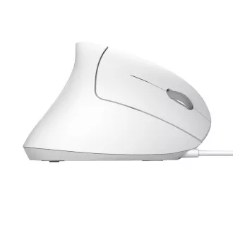 Vertikalni miš TRUST Verto ergonomski miš, USB, bijeli