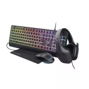 TRUST slušalice + miš + tipkovnica + podloga za miša GXT 792 Quadrox 4u1 Gaming Bundle
