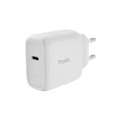 TRUST punjač 45W Maxo, USB-C, zidni punjač, 2m USB-C kabel, bijeli