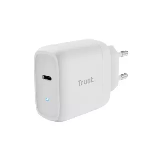 TRUST punjač 45W Maxo, USB-C, zidni punjač, 2m USB-C kabel, bijeli
