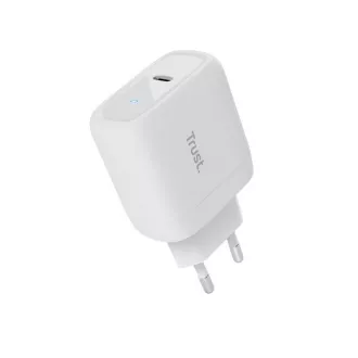 TRUST punjač 45W Maxo, USB-C, zidni punjač, 2m USB-C kabel, bijeli