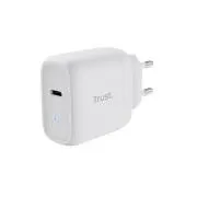 TRUST punjač 45W Maxo, USB-C, zidni punjač, 2m USB-C kabel, bijeli