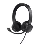 TRUST slušalice s mikrofonom Ayda PC slušalice, USB, ECO Product, Noise-Cancelling