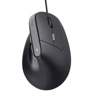 TRUST miš Bayo II Ergonomski vertikalni miš, USB, crni