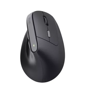 TRUST miš Bayo II Ergonomski okomiti miš, bežični, crni