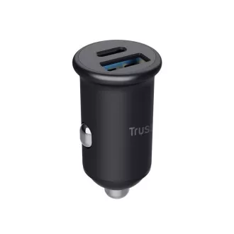 TRUST auto punjač MAXO 38W, 1x USB-C, 1x USB