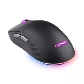 TRUST miš GXT926 Redex II Gaming miš, bežični, laserski, RGB, crni