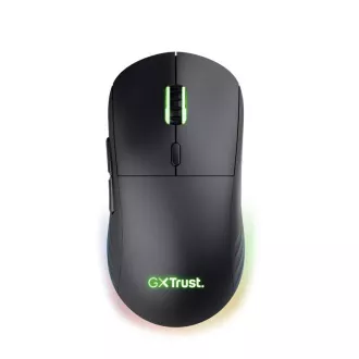 TRUST miš GXT927 Redex+ Gaming miš, bežični, optički, RGB, crni