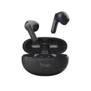 TRUST slušalice Yavi, Bluetooth, utikači, crne