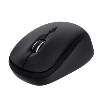 TRUST miš YVI+, bežični, eko, crni - bluetooth + wifi