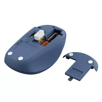 TRUST miš YVI+, bežični, eko, plavi - bluetooth + wifi