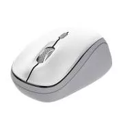 TRUST miš YVI+, bežični, eko, bijeli - bluetooth + wifi