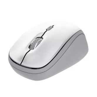 TRUST miš YVI+, bežični, eko, bijeli - bluetooth + wifi