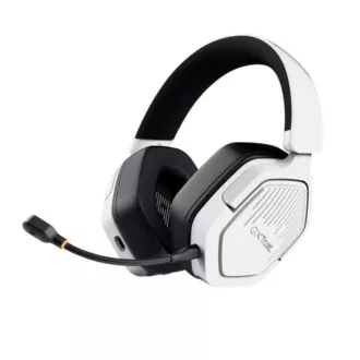 TRUST Gaming slušalice GXT 493W Carus, Bluetooth, 2.4GHz, bijele