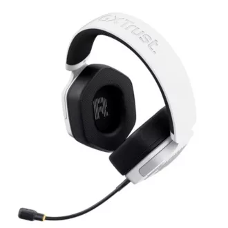 TRUST Gaming slušalice GXT 493W Carus, Bluetooth, 2.4GHz, bijele