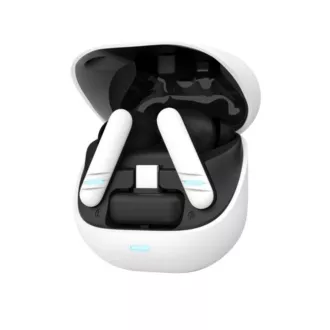TRUST GXT 409 Oxxie slušalice, bubice, Bluetooth, RF 2.4GHz, USB-C prijemnik, bijele TRUST GXT 409 Oxxie slušalice, bubice, Bluetooth, RF 2.4GHz, USB-C prijemnik, bijele