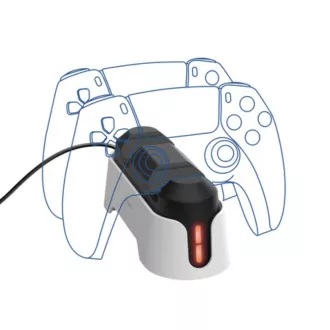 TRUST stanica za punjenje GXT 228, za 2 PS5 kontrolera, bijela