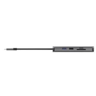 TRUST DALYX USB-C priključna stanica, 8 u 1, HDMI, RJ45, 2xUSB-C, 2xUSB-A, microSD/SD kartica, siva TRUST DALYX USB-C priključna stanica, 8 u 1, HDMI, RJ45, 2xUSB-C, 2xUSB-A, microSD/SD kartica, siva