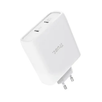 TRUST GaN punjač MAXO 100W 2-portni, USB-C, bijeli TRUST GaN punjač MAXO 100W 2-portni, USB-C, bijeli