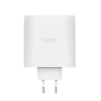TRUST GaN punjač MAXO 100W 2-portni, USB-C, bijeli TRUST GaN punjač MAXO 100W 2-portni, USB-C, bijeli