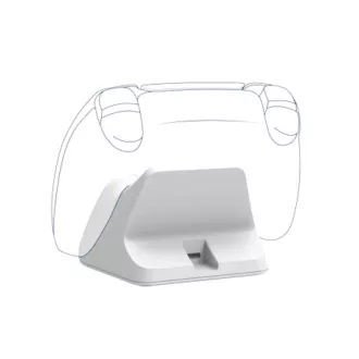 TRUST stanica za punjenje GXT 255W, za PS5 kontrolere, bijela