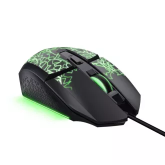 TRUST miš GXT 113 Felox, žični USB, RGB, crni
