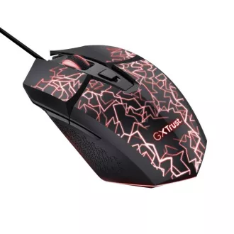 TRUST miš GXT 113 Felox, žični USB, RGB, crni