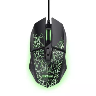 TRUST miš GXT 113 Felox, žični USB, RGB, crni