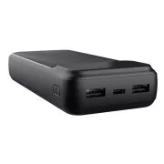 TRUST Powerbank Avala, 20000 mAh, 1xUSB-C + 2xUSB, crna
