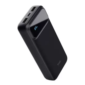 TRUST Powerbank Avala, 20000 mAh, 1xUSB-C + 2xUSB, crna