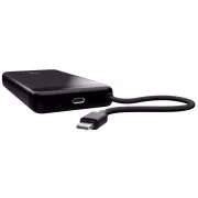 TRUST Powerbank Fiera, 20000 mAh, s kabelom, 2x USB-C, crna
