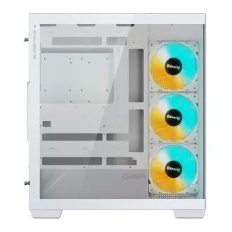GIGABYTE kućište GB-C500PI ST, Mid tower, 1xUSB-C 3.2, 2xUSB 3.0, 4x 120mm ARGB ventilator, bijelo