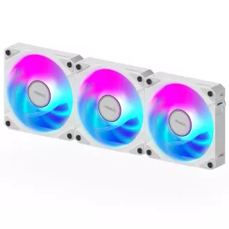 GIGABYTE AORUS EZ CHAIN FAN ICE ventilator od 3 komada, 3x120 mm, bijeli