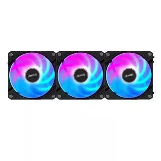 GIGABYTE ventilator AORUS EZ CHAIN FAN 3-PACK, 3x120mm, crni