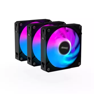 GIGABYTE ventilator AORUS EZ CHAIN FAN 3-PACK, 3x120mm, crni