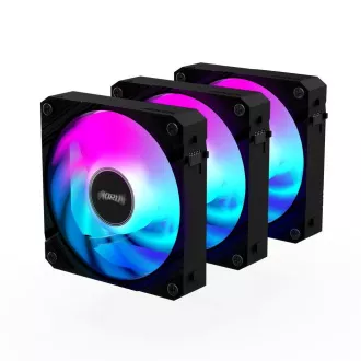 GIGABYTE ventilator AORUS EZ CHAIN FAN 3-PACK, 3x120mm, crni