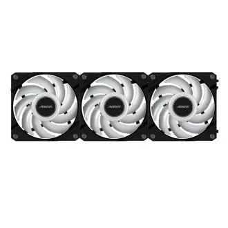 GIGABYTE ventilator AORUS EZ CHAIN FAN 3-PACK, 3x120mm, crni