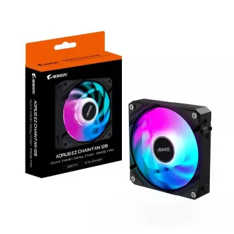 GIGABYTE AORUS EZ CHAIN FAN ventilator, 1x120 mm, crni