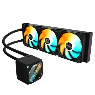 GIGABYTE vodeni hladnjak GAMING 360, 3x120mm, ARGB, LGA1851, AM5, crni GIGABYTE vodeni hladnjak GAMING 360, 3x120mm, ARGB, LGA1851, AM5, crni