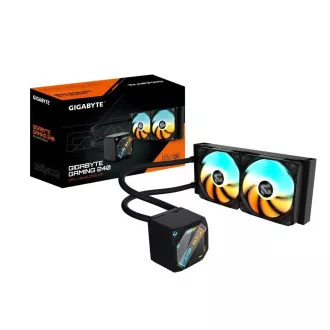 GIGABYTE vodeni hladnjak GAMING 240, 2x120mm, ARGB, LGA1851, AM5, crni GIGABYTE vodeni hladnjak GAMING 240, 2x120mm, ARGB, LGA1851, AM5, crni