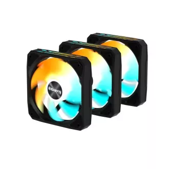 GIGABYTE ventilator EZ CHAIN FAN 3-PACK, 3x120mm, crni