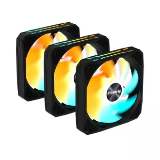 GIGABYTE ventilator EZ CHAIN FAN 3-PACK, 3x120mm, crni