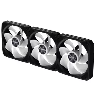 GIGABYTE ventilator EZ CHAIN RVS FAN 3-PACK, 3x120mm, crni