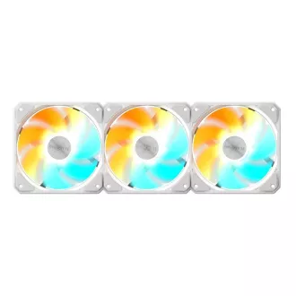 GIGABYTE ventilator EZ CHAIN RVS FAN 3-PACK, 3x120mm, bijeli